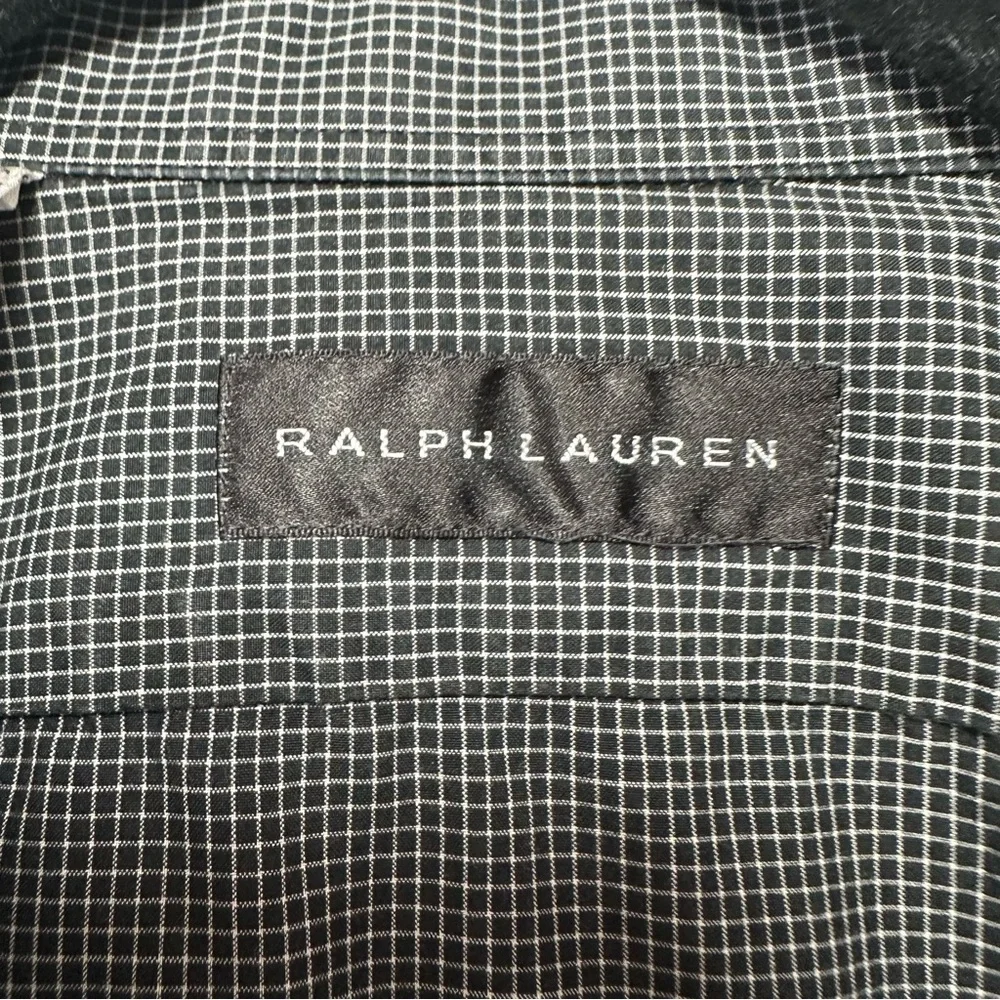 Ralph Lauren Men’s Black & White Plaid Casual Button Down Shirt- Size 16 Neck - Picture 10 of 10